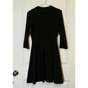 Sweater Dress - L - Light Black